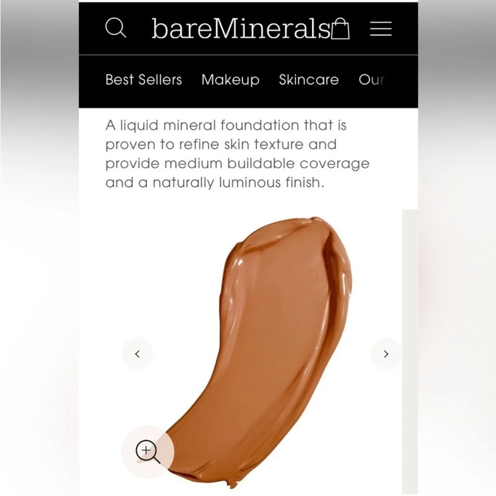 bareMinerals Original Liquid Mineral Foundation Warm Tan 22. Brand new